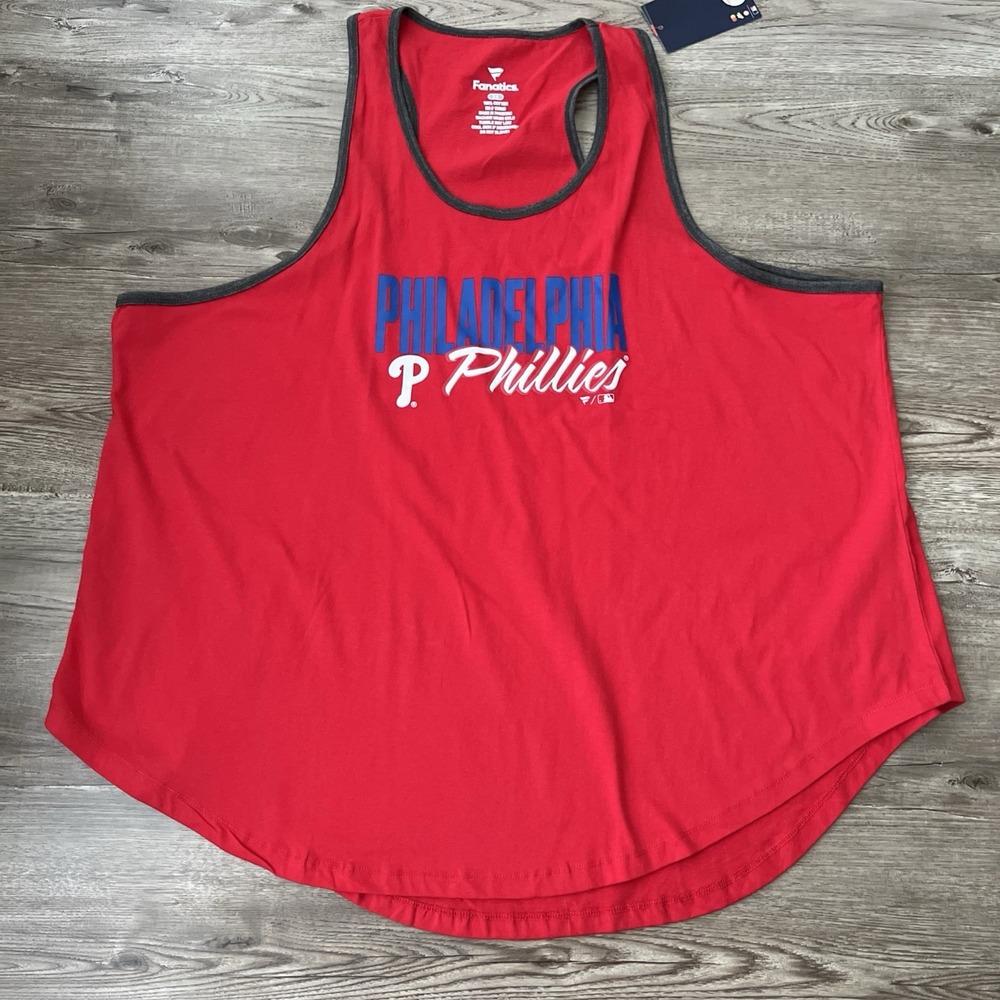 Philadelphia Phillies Concepts Sport Racerback Tank Womens 3X New